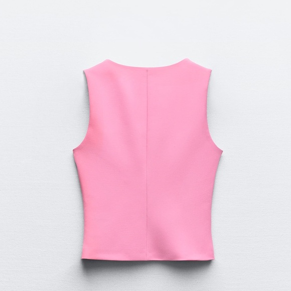 Zara fitted square neck top 3242/777 - Picture 6 of 9